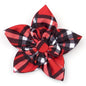 Bias Plaid Dog Flower – Polyester, 5 colours, Sizes S, L