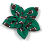 Football Dog Flower – Polyester, Green, Sizes S, L