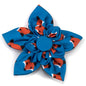 Foxy Dog Flower – Polyester, Teal, Sizes S, L