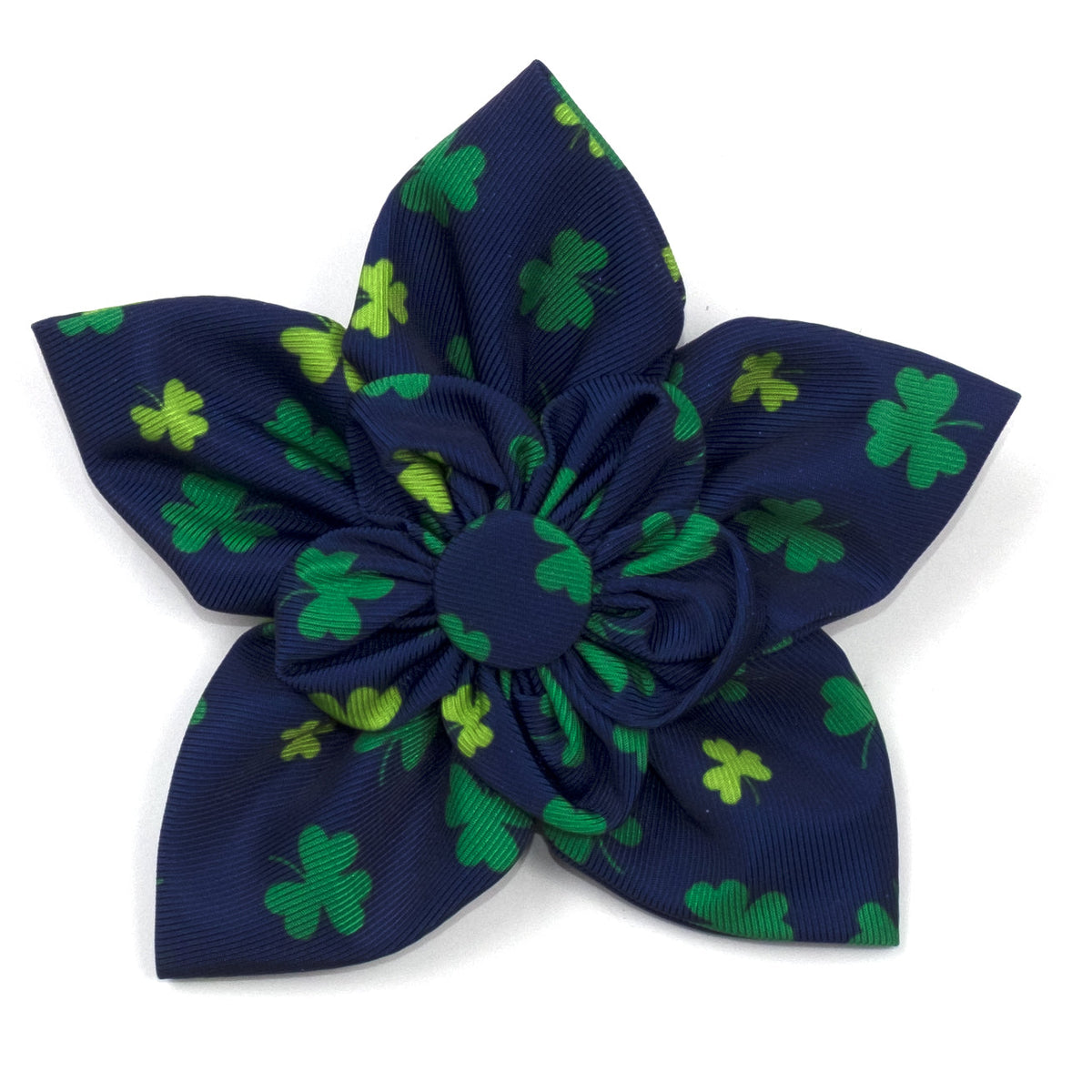 Lucky Dog Flower – Polyester, Navy, Sizes S, L