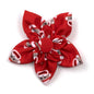 Sock Monkey Dog Flower – Polyester, Red, Sizes S, L