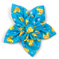 Rubber Duck Dog Flower – Polyester, Blue, Sizes S, L