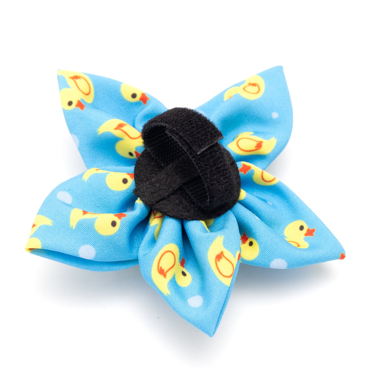 Rubber Duck Dog Flower – Polyester, Blue, Sizes S, L