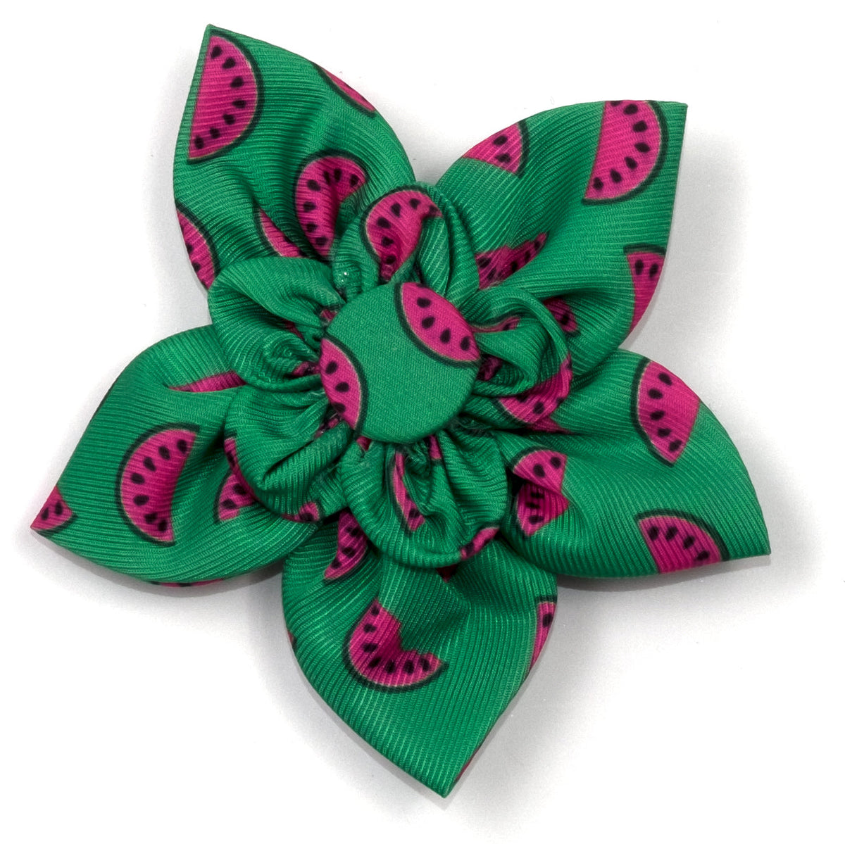 Watermelon Dog Flower – Polyester, Green, Sizes S, L
