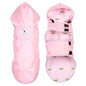 Hooded Dog Rain Jacket, pink, product view 7