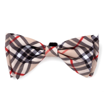 Bias Plaid Dog Bow Tie – Polyester, 5 colours, Sizes S, L