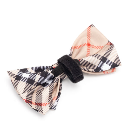 Bias Plaid Dog Bow Tie – Polyester, 5 colours, Sizes S, L