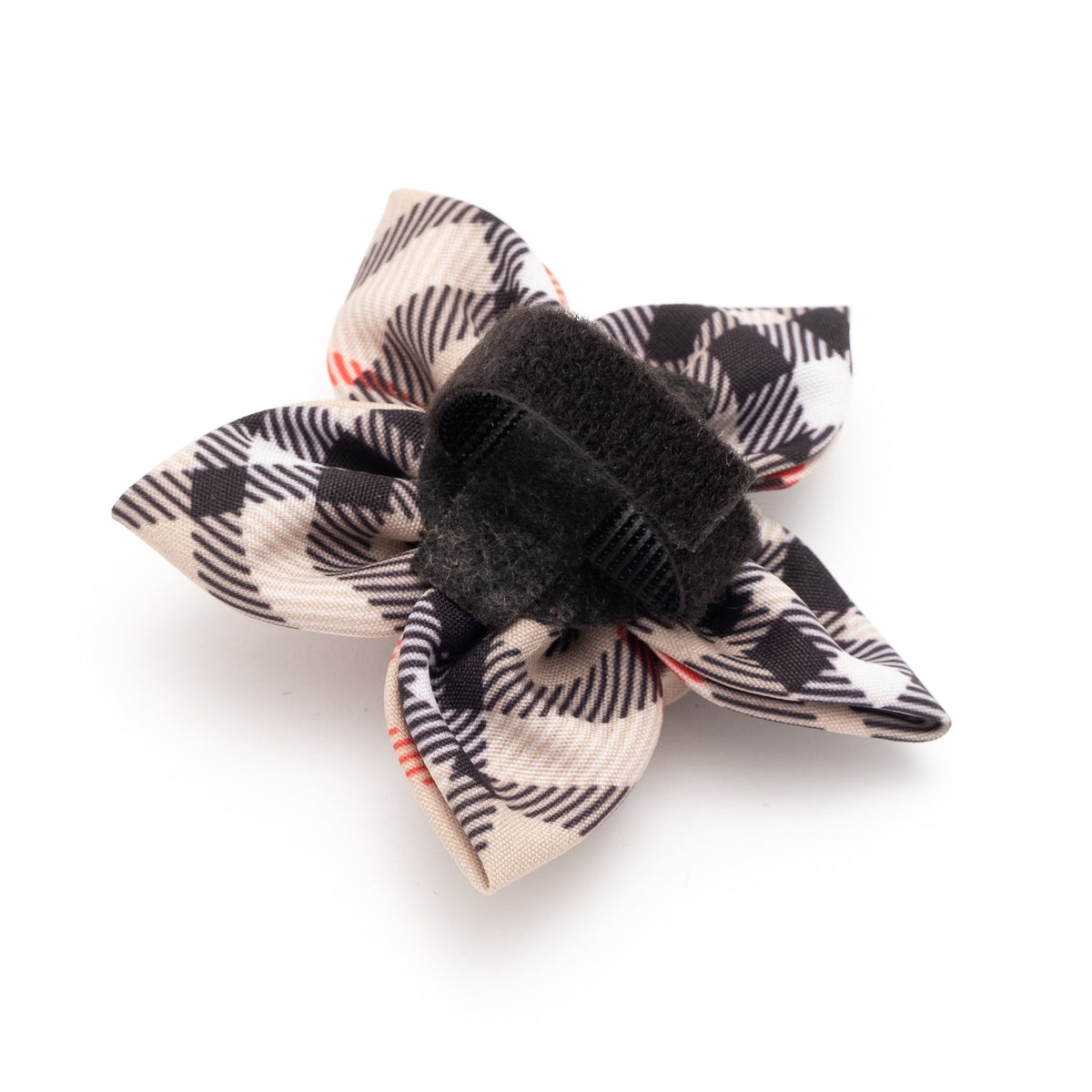 Bias Plaid Dog Flower – Polyester, 5 colours, Sizes S, L