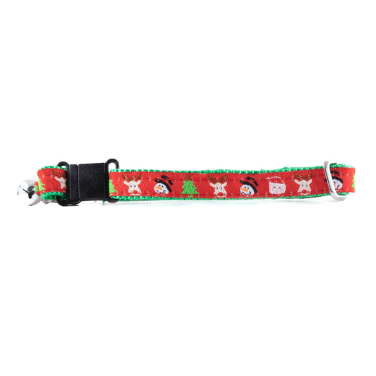 Merry Christmas Cat Collar – Red, Size One Size
