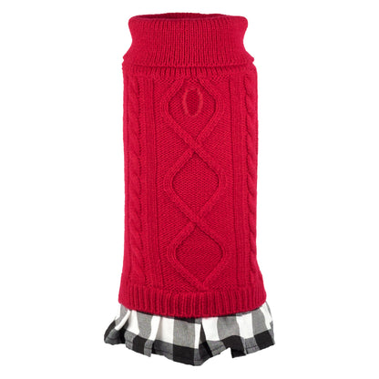 Turtleneck Sweater Dress Dog Sweater – Acrylic, 4 colours, Sizes XXS–XXL