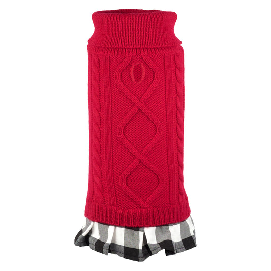 Turtleneck Sweater Dress Dog Sweater – Acrylic, 4 colours, Sizes XXS–XXL