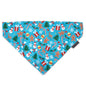 Blue Winter Dog Bandana, icy blue, main product view