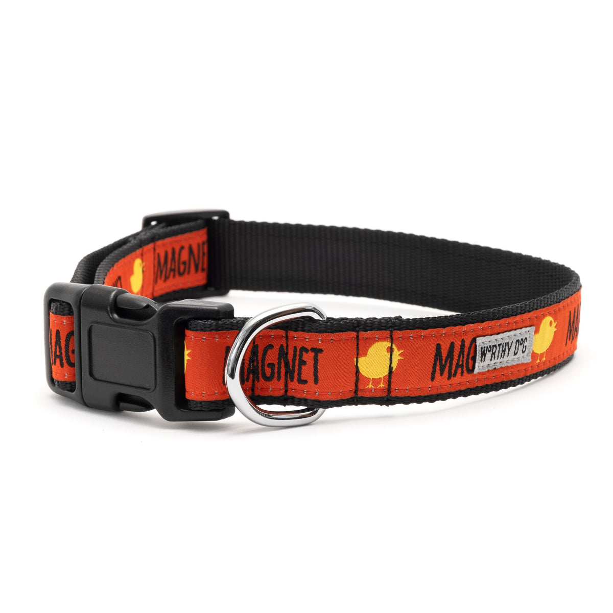 Chick Magnet Dog Collar – Red, Sizes XS–XL