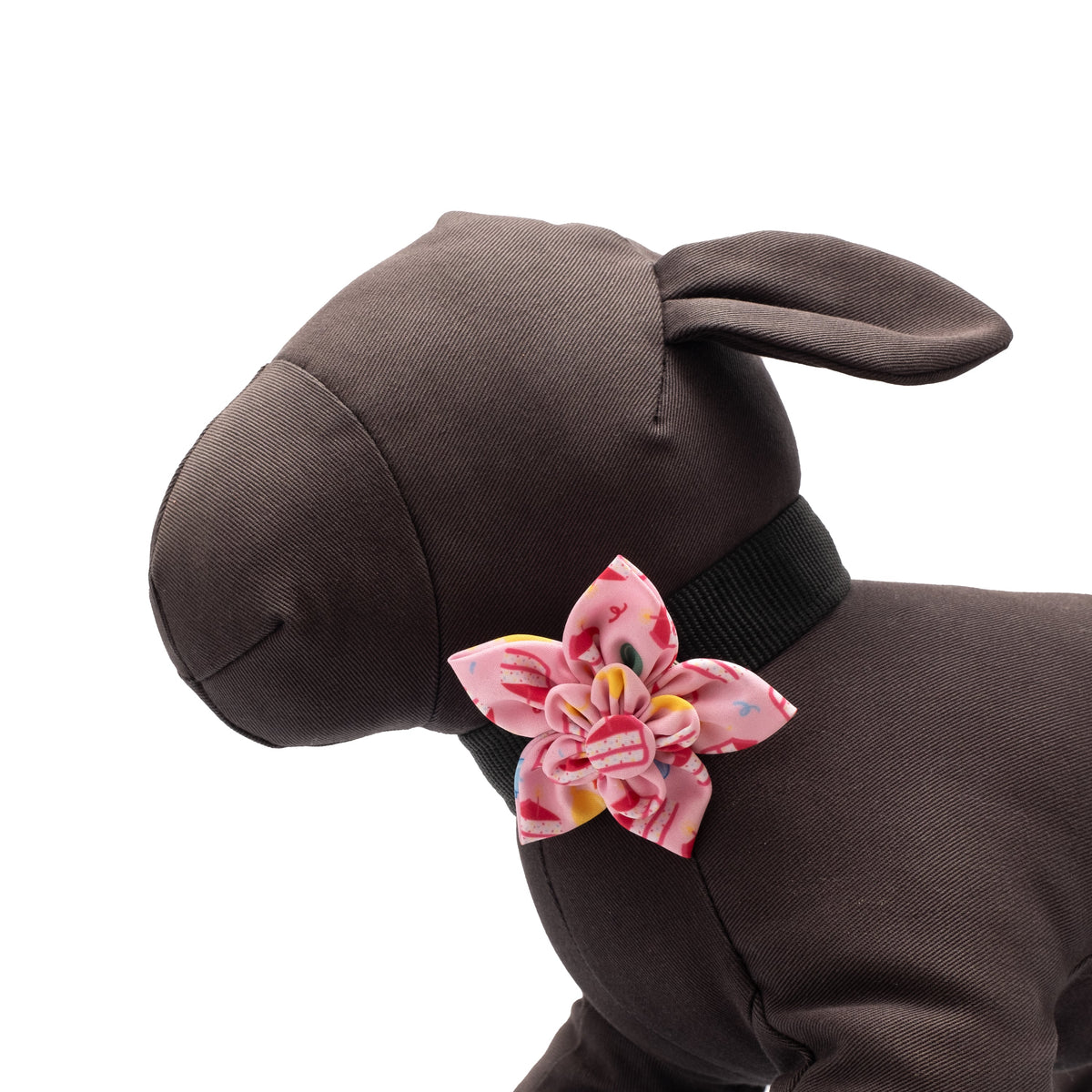 Birthday Girl Dog Flower – Polyester, Pink, Sizes S, L