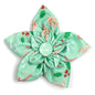 Gingerbread Dog Flower – Polyester, Green, Sizes S, L