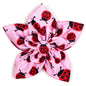 Ladybugs Dog Flower – Polyester, Pink, Sizes S, L