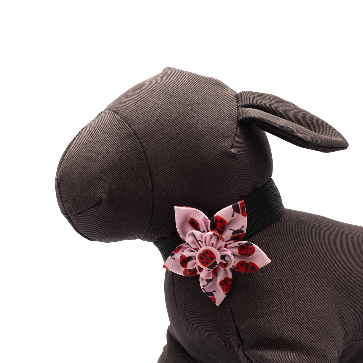 Ladybugs Dog Flower – Polyester, Pink, Sizes S, L