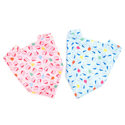 Birthday Boy Dog Slide-On Bandana – Polyester, Blue, Sizes S, L
