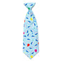 Birthday Boy Dog Neck Tie – Polyester, Blue, Sizes S, L