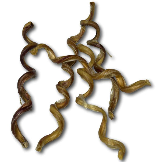 Dog Treat - 12" Curly Beef Bully Sticks - Image 2