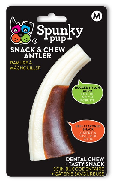 Spunky Pup Snack & Chew Antler – Case Pack