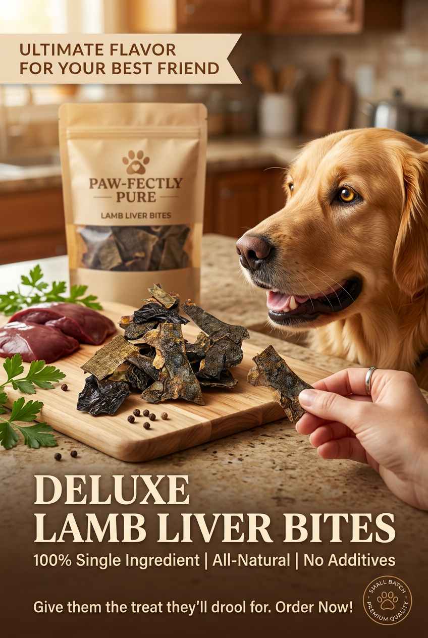 Dog Treat - Lamb Liver Treats - 4oz