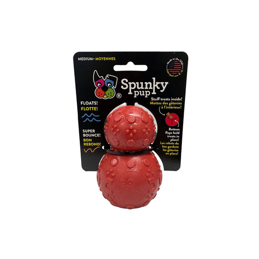 Spunky Pup Rubber Bounce Treat Dispenser – Case Pack