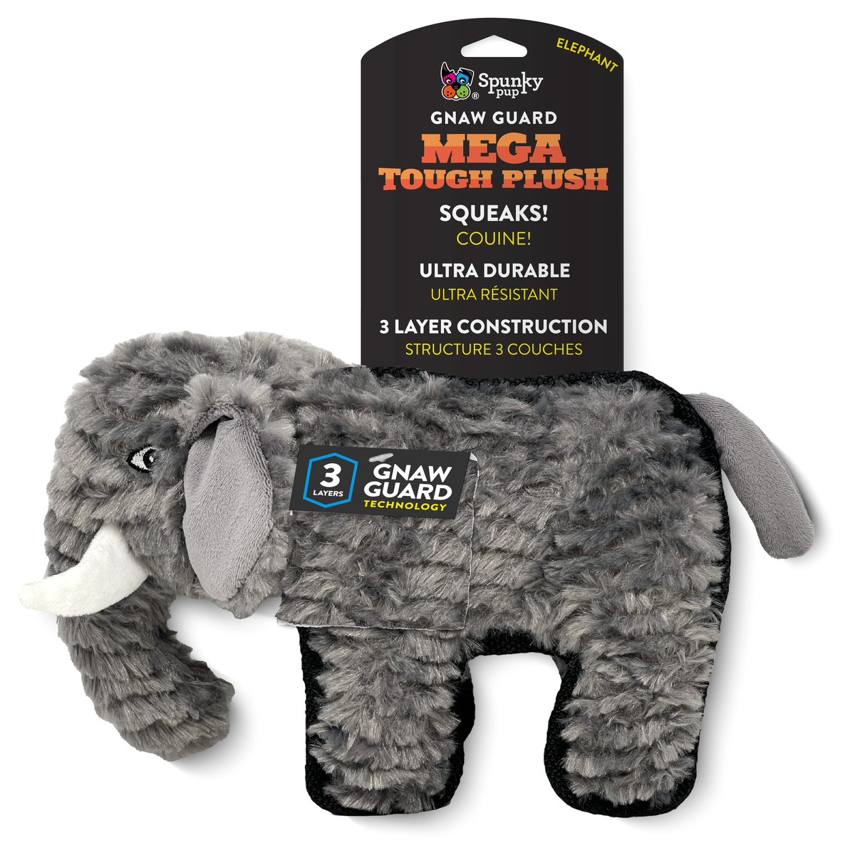 Spunky Pup Tough Plush – Case Pack