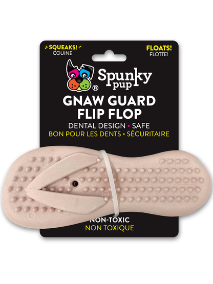 Spunky Pup Gnaw Guard – Squeaky Flip Flop