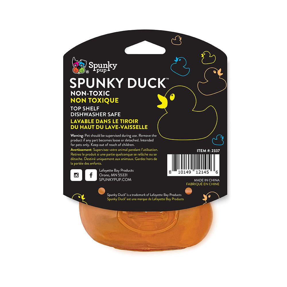 Spunky Pup Duck - Squeaky Toy – Case Pack
