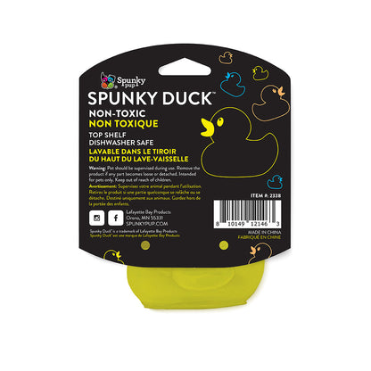Spunky Pup Duck - Squeaky Toy – Case Pack