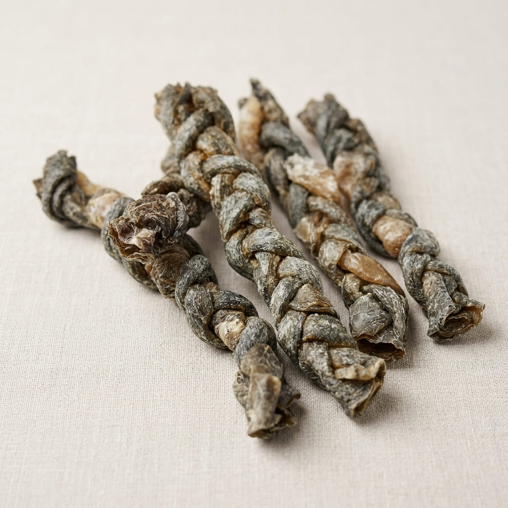 Ostrich Skin Twists - Dog Treat - All Natural Premium Chew