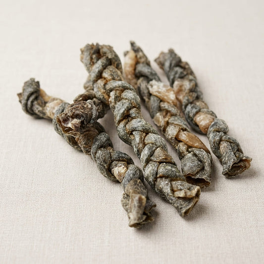 Ostrich Skin Twists - Dog Treat - All Natural Premium Chew