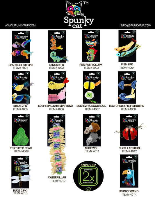 Spunky Pup Cat – Case Pack