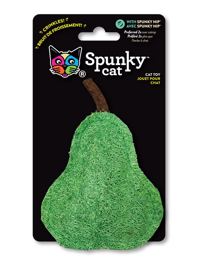 Spunky Pup Cat – Plush Toy, Spunky Texured Pear