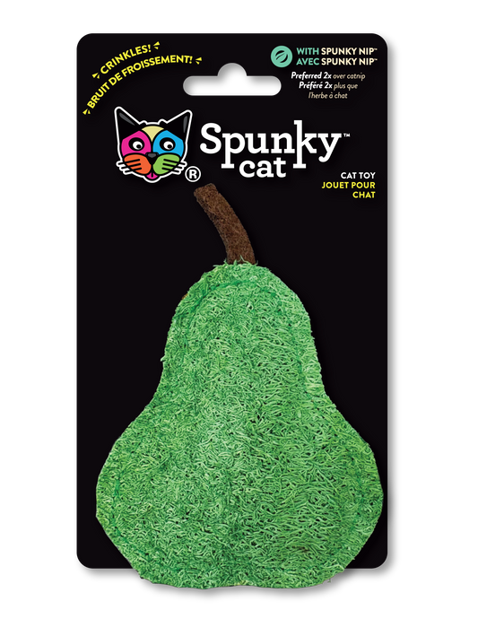 Spunky Pup Cat – Plush Toy, Spunky Texured Pear