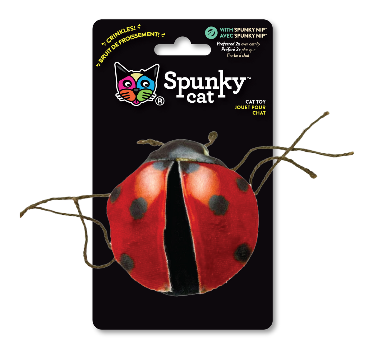 Spunky Pup Cat – Plush Toy, Spunky Bugs, Ladybug