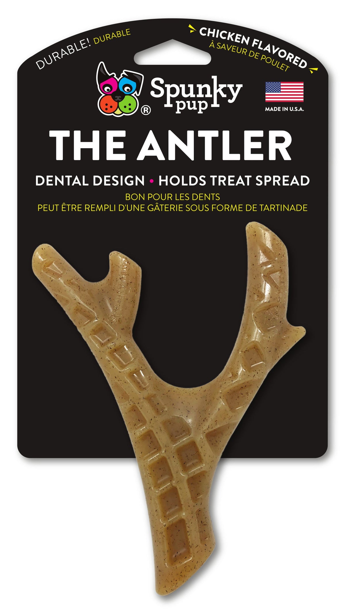 Spunky Pup The Antler Nylon Chew Toy – Elk