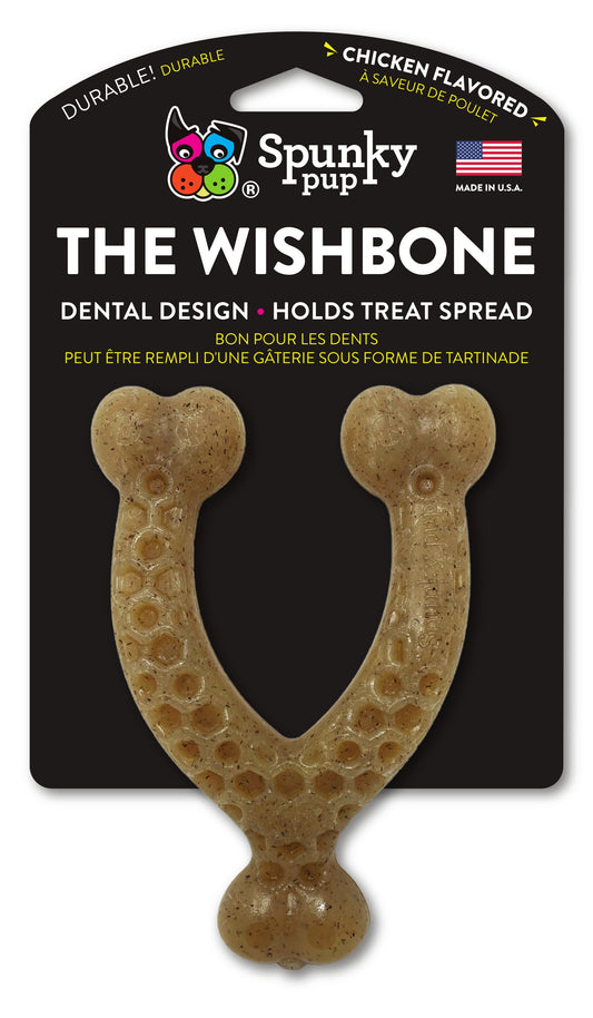 Spunky Pup The Wishbone Nylon Chew Toy – Case Pack