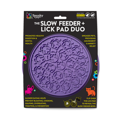 Spunky Pup Lick Pad – Combo Bowl
