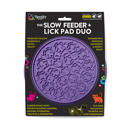 Spunky Pup Lick Pad – Combo Bowl