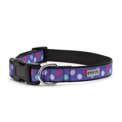 Gumball Purple Dog Collar – Purple, Sizes XS–XL