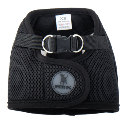 Mesh Step-In Dog Harness in black, product view 18