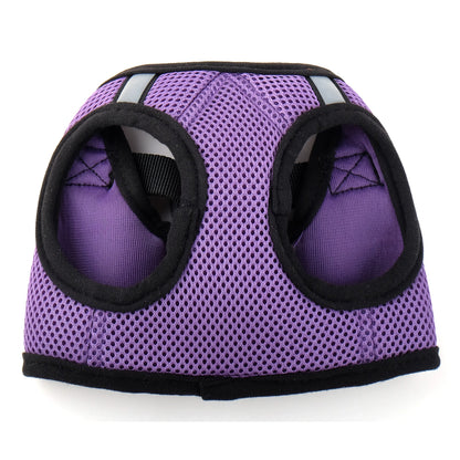 Mesh Step-In Dog Harness in purple, product view 8