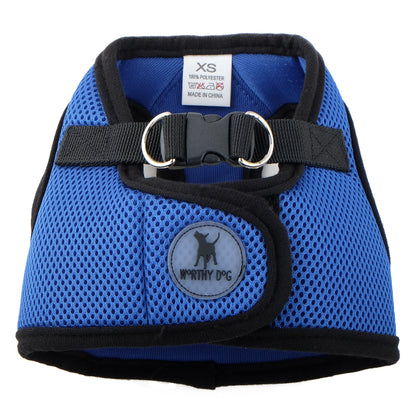 Mesh Step-In Dog Harness in royal, main product view