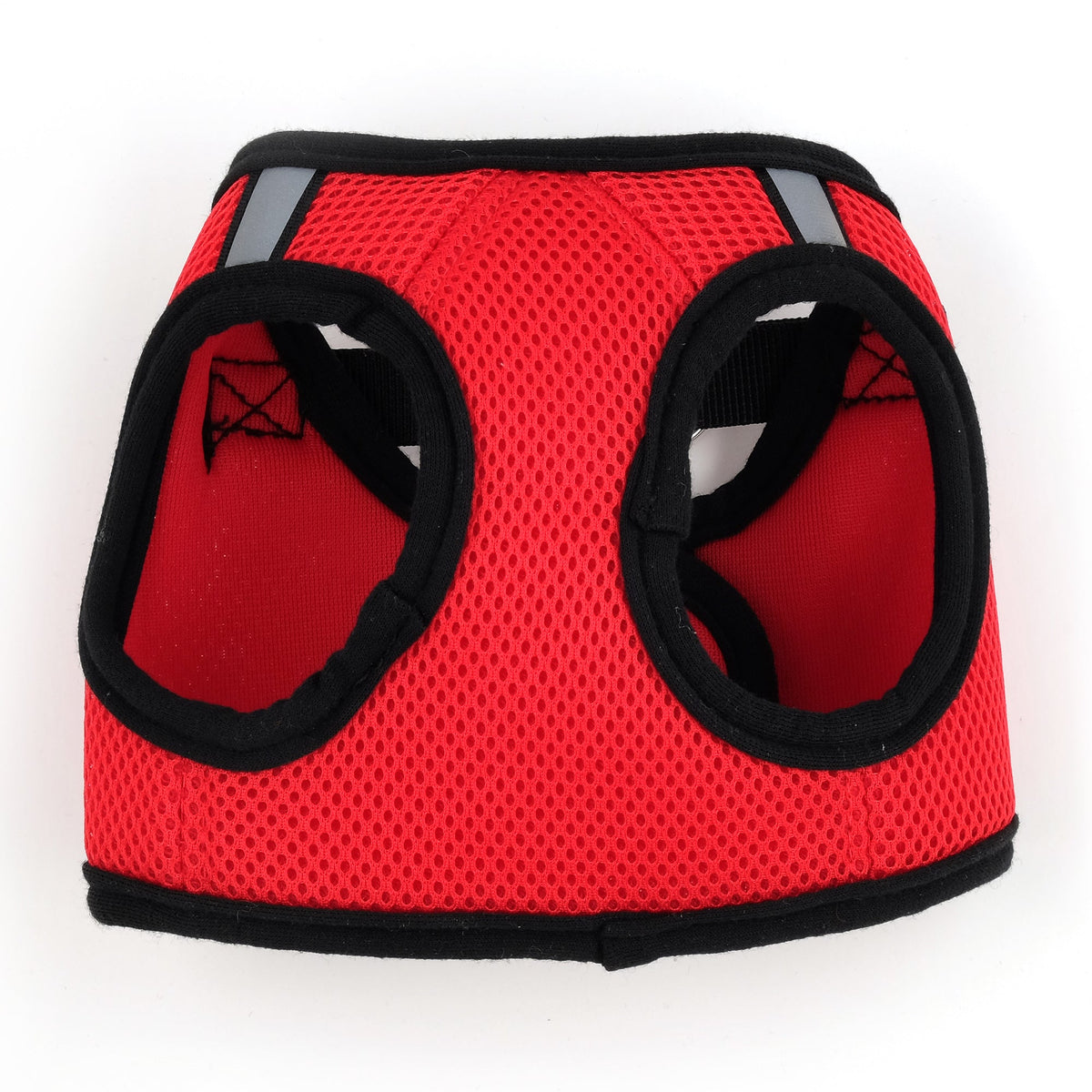 Mesh Step-In Dog Harness in red, product view 6