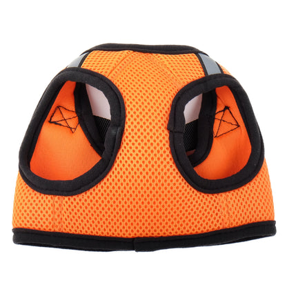 Mesh Step-In Dog Harness in orange, product view 15