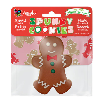 Spunky Pup Holiday Frosted Cookies – Gingerbread Man