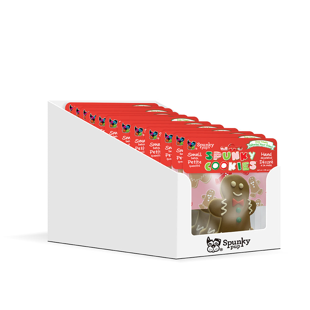 Spunky Pup Holiday Frosted Cookies – Case Pack
