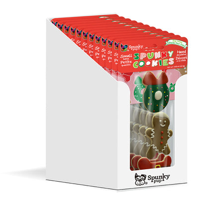 Spunky Pup Holiday Frosted Cookies – Case Pack
